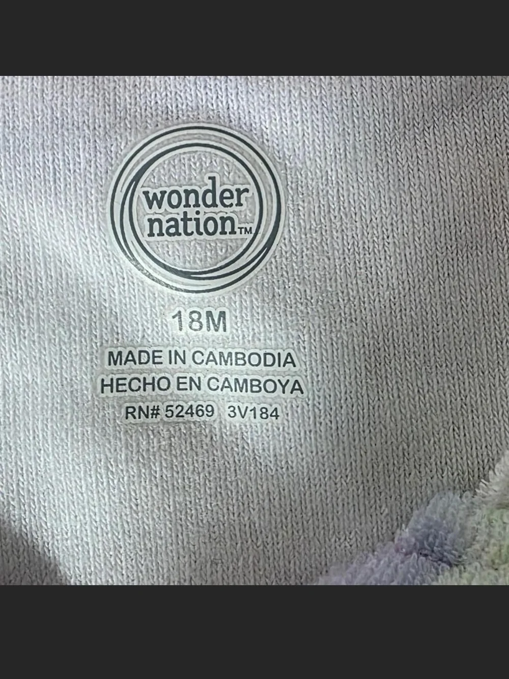 Wonder Nation Hooded Cover-up Dress - Pastel Tie-Dye